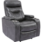 Origin Power Home Theater Recliner in Flint Grey Leatherette