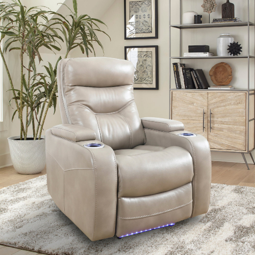 Origin Power Home Theater Recliner in Linen Leatherette