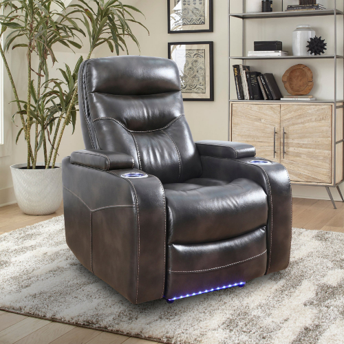 Origin Power Home Theater Recliner in Truffle Brown Leatherette