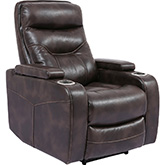 Origin Power Home Theater Recliner in Truffle Brown Leatherette