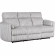 Radius Power Reclining Sofa & Two Recliners Set in Mega Grey Fabric