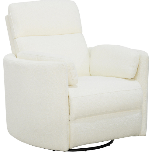 Radius Power Swivel Glider Recliner in Neutral Oyster Fabric