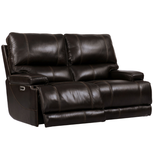 Whitman FreeMotion Power Cordless Loveseat in Coffee Top Grain Leather