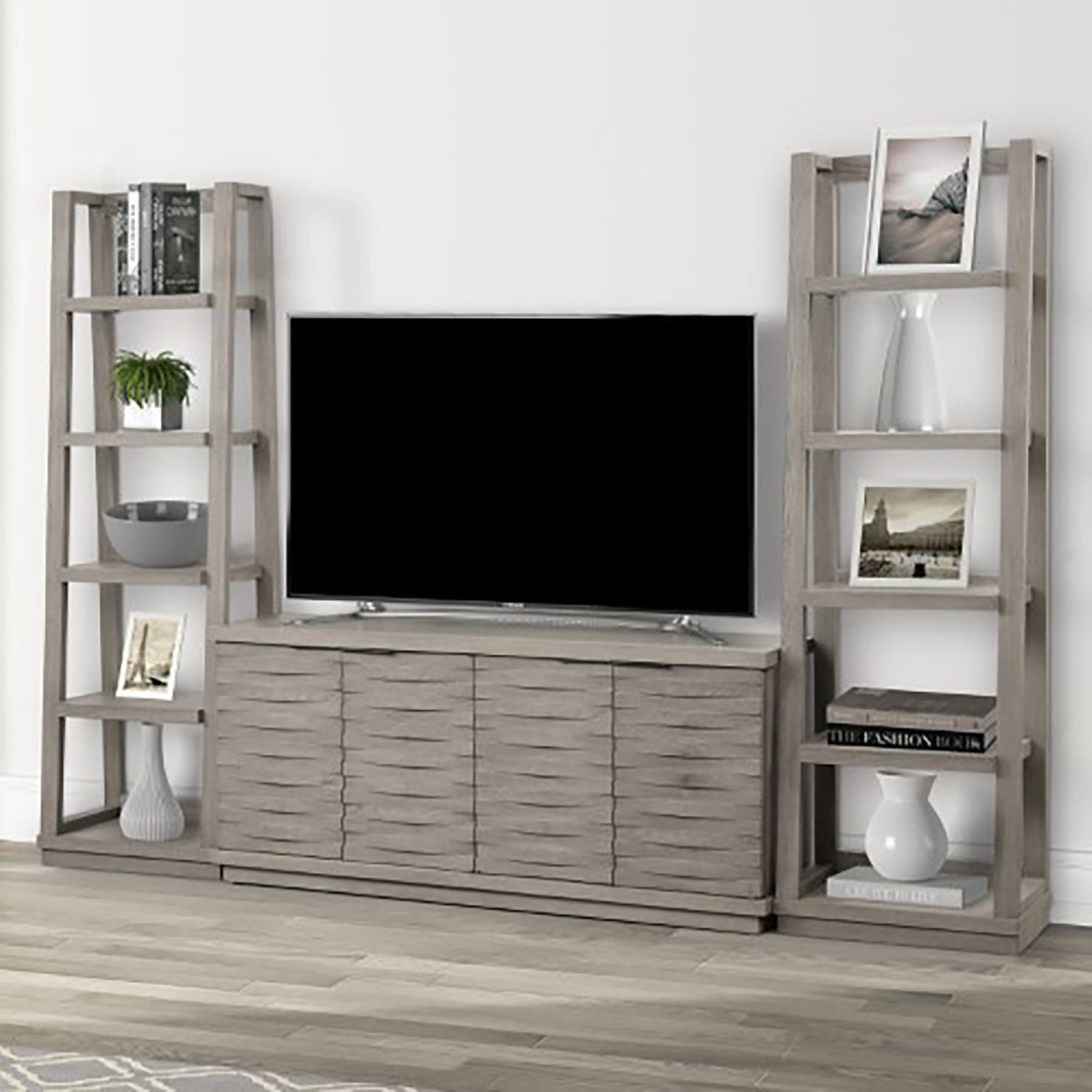 Pure Modern Office Desk in Moonstone