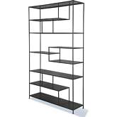 Crossings Serengeti Bookcase in Iron