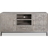 Crossings Serengeti 66" TV Stand Console in Sandblasted Grey Wood