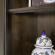 Shoreham Bookcase & Peninsula Desk in Medium Roast Brown Wood