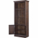 Shoreham 35" Door Bookcase Medium Roast Brown Wood