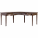 Shoreham 98" Boomerang Desk Medium Roast Brown Wood