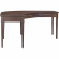Shoreham 98" Boomerang Desk Medium Roast Brown Wood