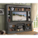 Sundance 92" TV Stand Console & Hutch in Smokey Grey Wood
