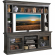 Sundance 92" TV Stand Console & Hutch in Smokey Grey Wood