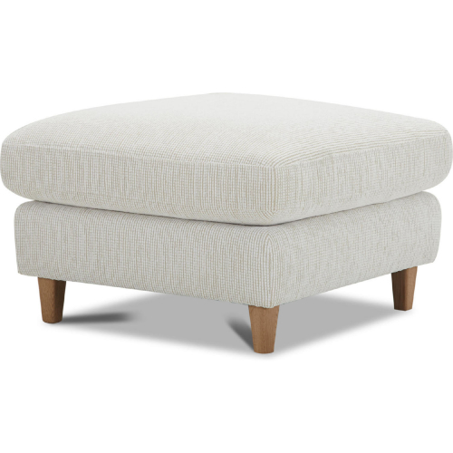 Vogue Ottoman in Neutral Chalk Fabric