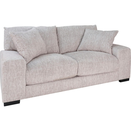 Big Chill Loveseat in Cream Soft Microfiber