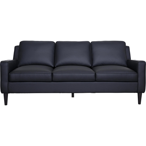 Lazio Sofa in Black Leather