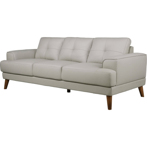 Anzio Sofa in Cream Leather