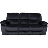 Ramsey Triple Power Reclining Sofa in Gray Microfiber