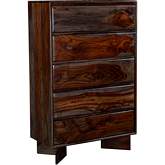 Cambria Chest in Gray Solid Sheesham Wood