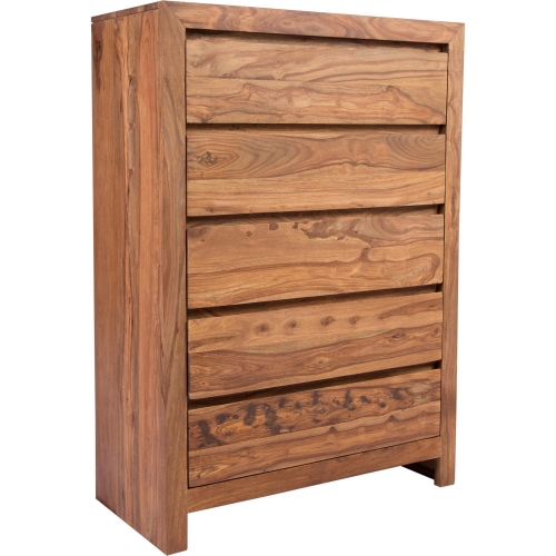 Urban Chest in Natural Finish Solid Sheesham Wood