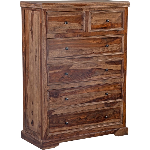 Taos Chest in Brown Finish Solid Sheesham Wood