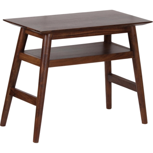 Portola End Table in Walnut Finish Solid Acacia Wood