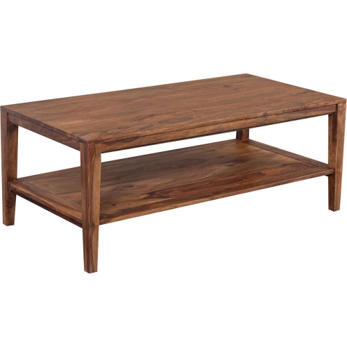 Fall River Coffee Table in Natural Finish Solid Sheesham Wood