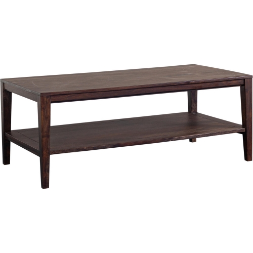 Fall River Coffee Table in Black Walnut Finish Solid Sheesham Wood