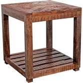 Gunnison End Table in Honey Brown Stain Solid Wood