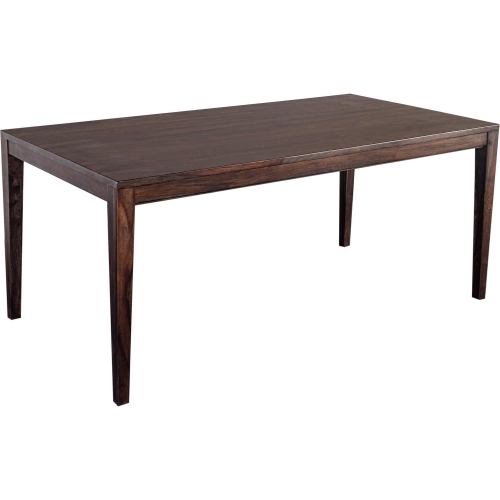 Fall River Dining Table in Black Walnut Finish Solid Sheesham Wood