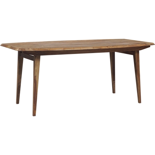 Fusion 71" Dining Table in Natural Finish Solid Sheesham Wood