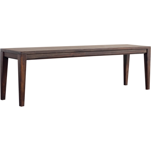 Fall River Dining Bench in Black Walnut Finish Solid Sheesham Wood