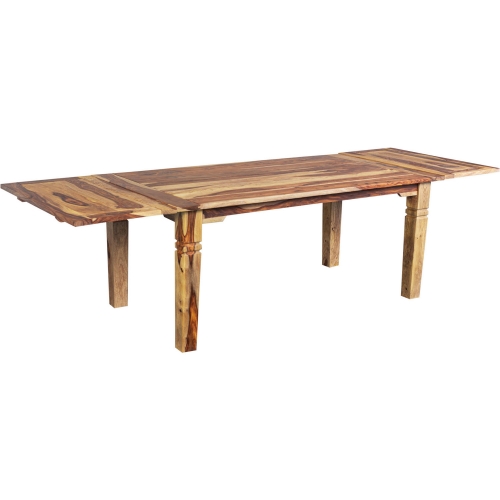 Taos 72" Extension Dining Table in Natural Finish Solid Wood