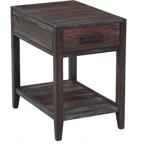 Fall River End Table in Natural Finish Solid Sheesham Wood