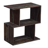 Fall River Bookcase in Black Walnut Finish Solid Sheesham Wood