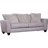 Broadway Sofa in Gray Corduroy Microfiber