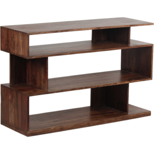 Portola Console Table in Brown Solid Acacia Wood