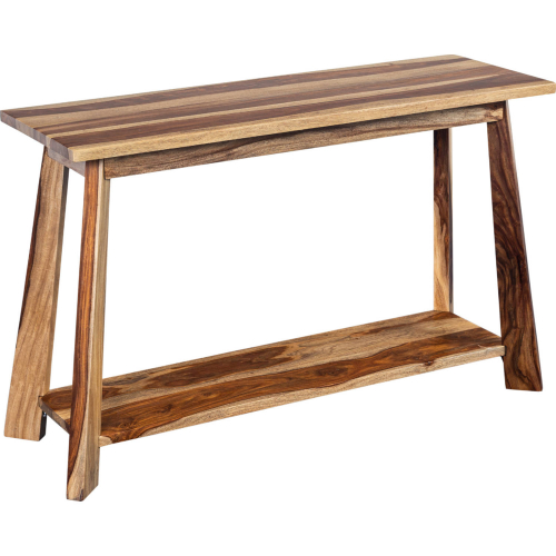 Kalispell Console Table in Natural Solid Sheesham Wood