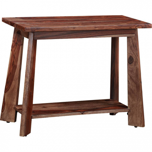 Kalispell End Table in Natural Solid Sheesham Wood