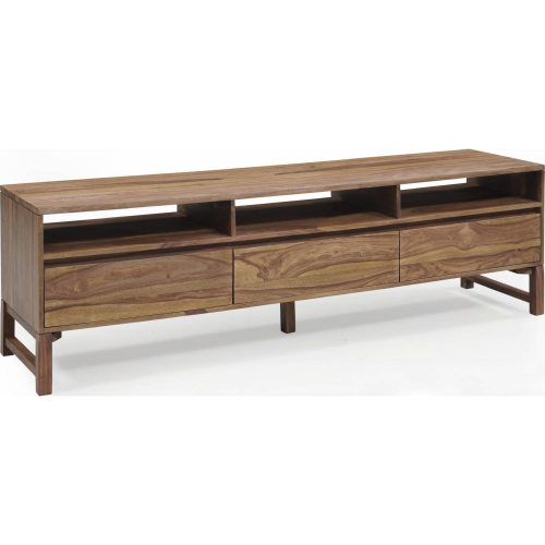 Urban 72" TV Stand in Brown Solid Sheesham Wood