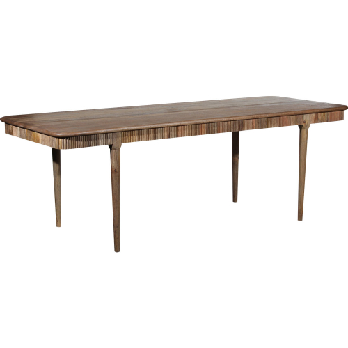 Petra 90" Dining Table in Natural Solid Wood