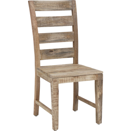 Berkshire Dining Chair in Distressed Brown Solid Wood