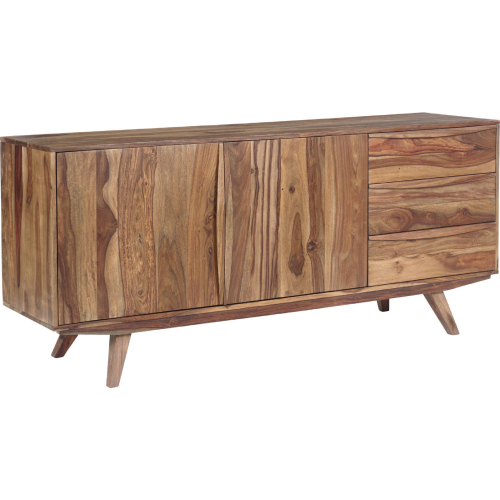 Fusion Sideboard in Light Brown Solid Sheesham Wood