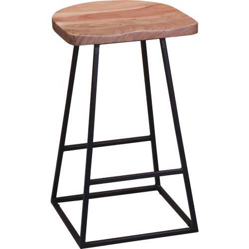 Clement 24" Counter Stool in Natural Solid Acacia Wood