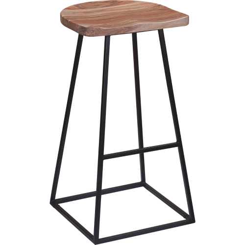 Clement 30" Bar Stool in Natural Solid Acacia Wood