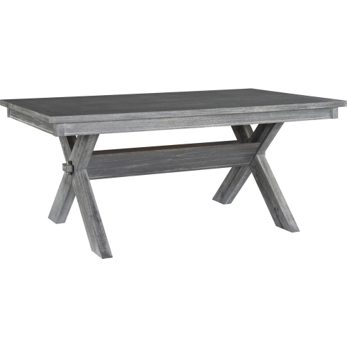 Turino 70" Dining Table in Rustic Grey Oak