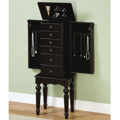 Ebony Jewelry Armoire