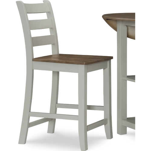 Colm Counter Stool in Silver Birch & Oak (Set of 2)