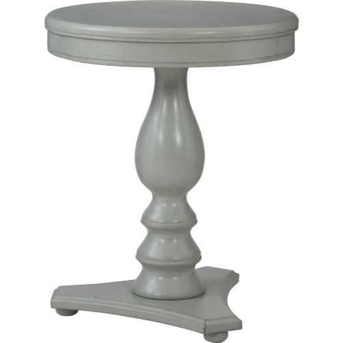 Stanton Round Accent Side Table in Light Grey