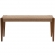 Cadence Dining Bench in Brown Wood & Rope