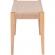 Cadence Dining Bench in Natural Wood & Rope